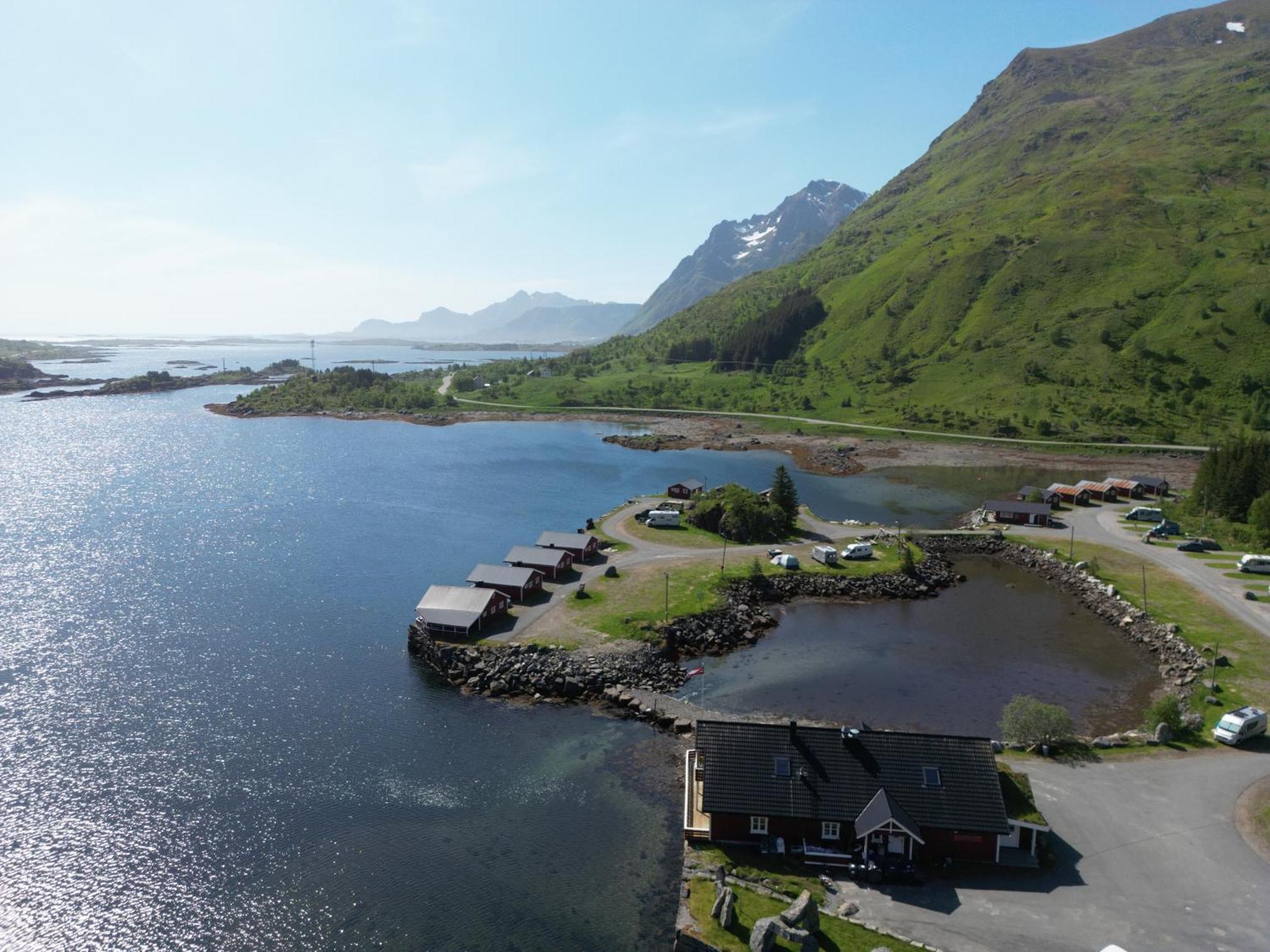 Brustranda Fjordcamping Valberg Екстер'єр фото